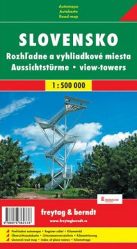 Slovensko - Rozľadne a vyhliadkové miesta 1:500 000 Slovensko - Rozľadne a vyhliadkové miesta 1:500 000