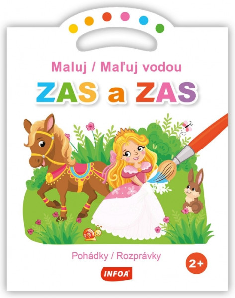 Maľuj vodou ZAS a ZAS - Rozprávky Maľuj vodou ZAS a ZAS - Rozprávky