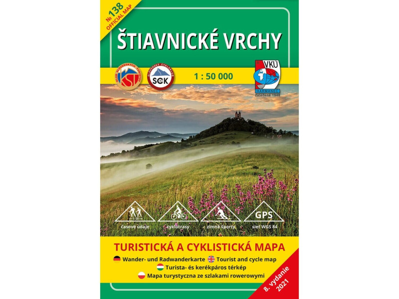 Štiavnické vrchy 1:50 000