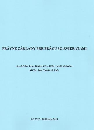 Právne základy pre prácu so zvieratami