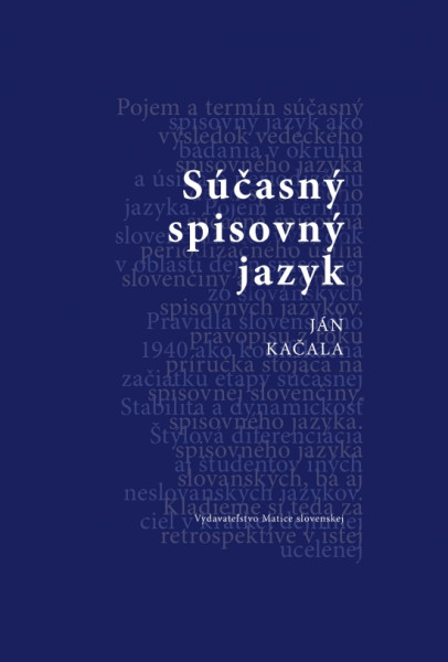 Súčasný slovenský jazyk Súčasný slovenský jazyk