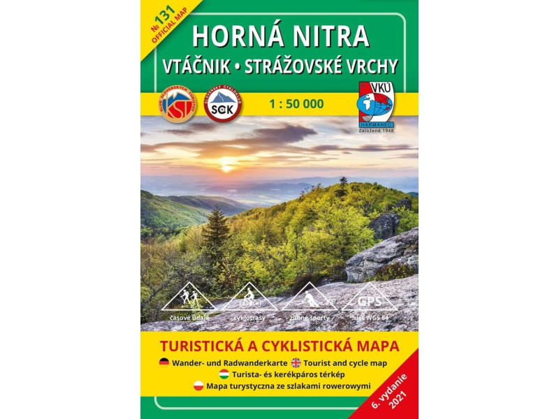Horná Nitra - Vtáčnik - Strážovské vrchy 1:50 000 Horná Nitra - Vtáčnik - Strážovské vrchy 1:50 000