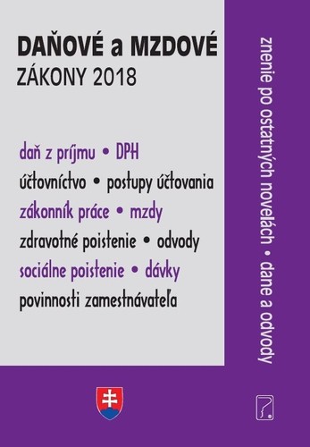 Daňové a mzdové zákony 2018