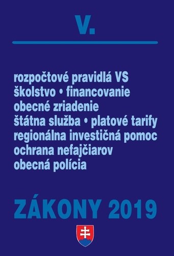 Zákony 2019 V Zákony 2019 V