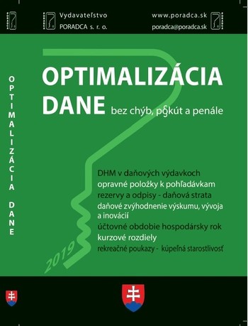 Optimalizácia dane Optimalizácia dane
