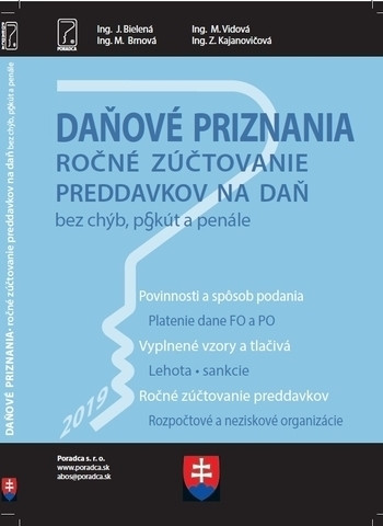 Daňové priznanie 2019 + vyplnené vzory a tlačivá