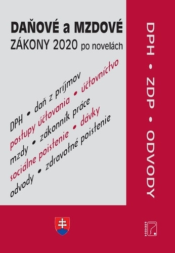 Daňové a mzdové zákony 2020 po novelách Daňové a mzdové zákony 2020 po novelách