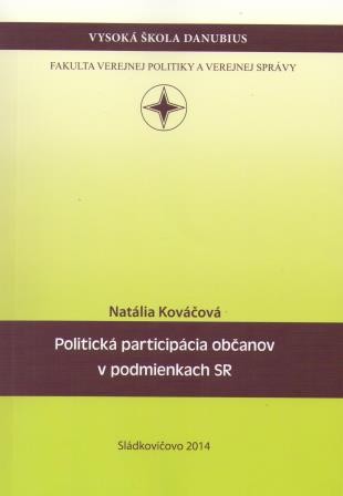 Politická participácia občanov v podmienkach SR