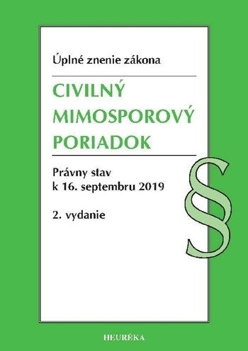 Civilný mimosporový poriadok. Úzz, 2. vydanie, 2019