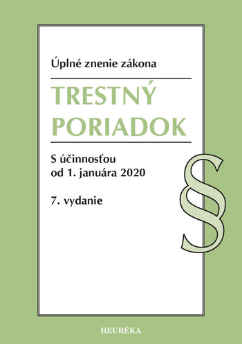 Trestný poriadok. Úzz, 7. vyd., 2020