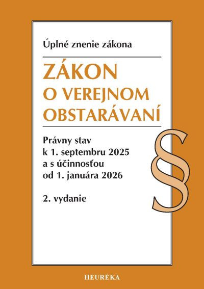 Zákon o verejnom obstarávaní. 2. vyd., 9-2025