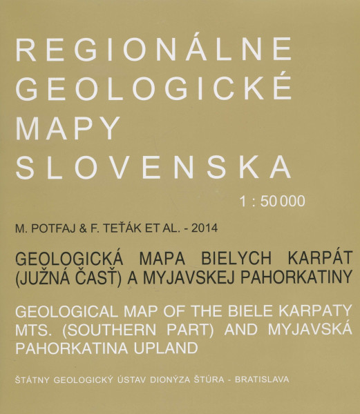 Geologická mapa Bielych Karpát 1:50 000 Geologická mapa Bielych Karpát 1:50 000