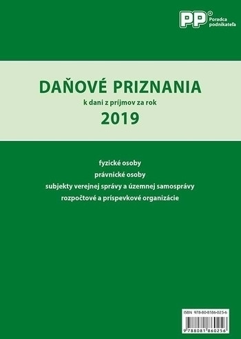 Daňové priznania k dani z príjmov za rok 2019