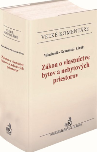 Zákon o vlastníctve bytov a nebytových priestorov. Komentár