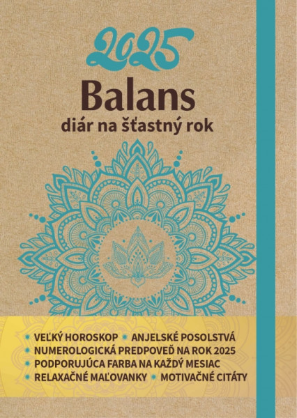 Balans diár na šťastný rok 2025 Balans diár na šťastný rok 2025