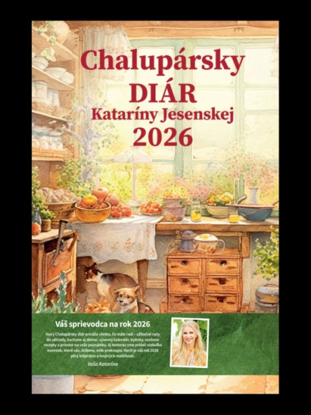 Chalupársky diár Kataríny Jesenskej 2026 Chalupársky diár Kataríny Jesenskej 2026