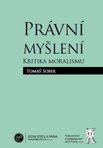 Právní myšlení. Kritika moralismu