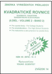 Kvadratické rovnice II. diel