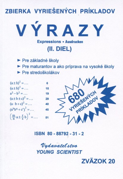 Výrazy II. Výrazy II.