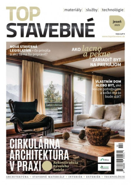 Top stavebné materiály, služby, technológie jeseň 2025 Top stavebné materiály, služby, technológie jeseň 2025