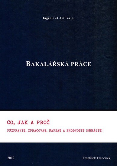 Bakalářská práce Bakalářská práce