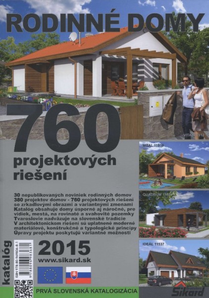 Rodinné domy. 760 projektových riešení