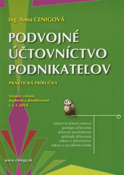 Podvojné účtovníctvo podnikateľov 2014 Podvojné účtovníctvo podnikateľov 2014