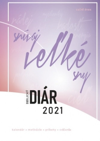 Biblický diár 2021: Snívaj veľké sny -  ružový