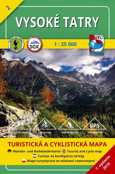 Vysoké Tatry 1 : 25 000 (7. vydanie) Vysoké Tatry 1 : 25 000 (7. vydanie)