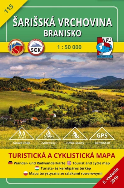 Šarišská vrchovina Branisko 1:50 000 (5.vydanie) Šarišská vrchovina Branisko 1:50 000 (5.vydanie)