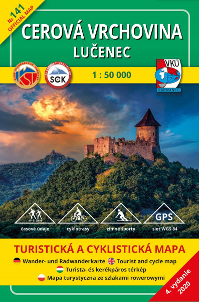 Cerová vrchovina - Lučenec 1:50 000 (4.vydanie)