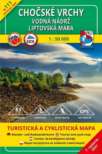 Chočské vrchy - vodná nádrž Liptovská Mara 1:50 000 (7.vydanie)