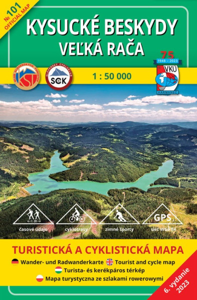 Kysucké Beskydy - Veľká Rača 1:50 000 (6.vydanie) Kysucké Beskydy - Veľká Rača 1:50 000 (6.vydanie)