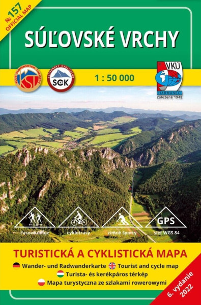 Súľovské vrchy 1:50 000 Súľovské vrchy 1:50 000