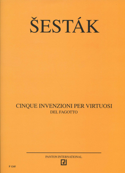 Pět virtuózních invencí / pro fagot