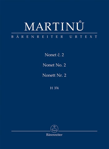 Nonet č. 2 H. 374, studijní partitura TP 440 Nonet č. 2 H. 374, studijní partitura TP 440