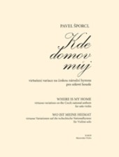 Kde domov můj - virtuózní variace na českou národní hymnu pro sólové housle
