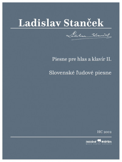 Piesne pre hlas a klavír II. Piesne pre hlas a klavír II.