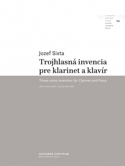 Trojhlasná invencia pre klarinet a klavír Trojhlasná invencia pre klarinet a klavír