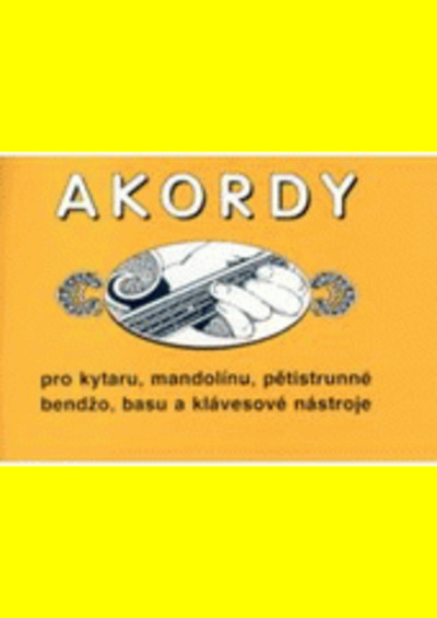 Akordy pro kytaru, mandolínu, bendžo, basu a klávesové nástroje