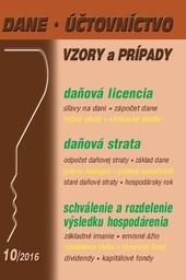 Dane, účtovníctvo 10-2016 Dane, účtovníctvo 10-2016