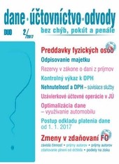 Dane, účtovníctvo, odvody 2-2017 Dane, účtovníctvo, odvody 2-2017