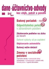 Dane, účtovníctvo, odvody 3,4-2017 Dane, účtovníctvo, odvody 3,4-2017