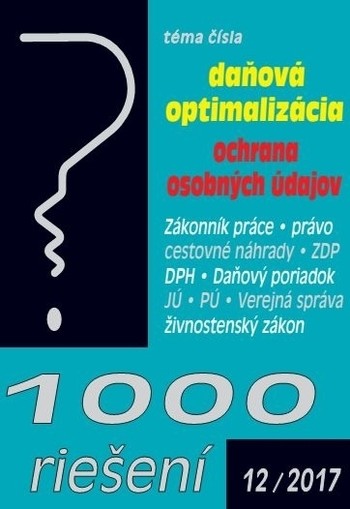 1000 riešení 12-2017 1000 riešení 12-2017