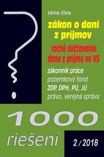 1000 riešení 2-2018 1000 riešení 2-2018