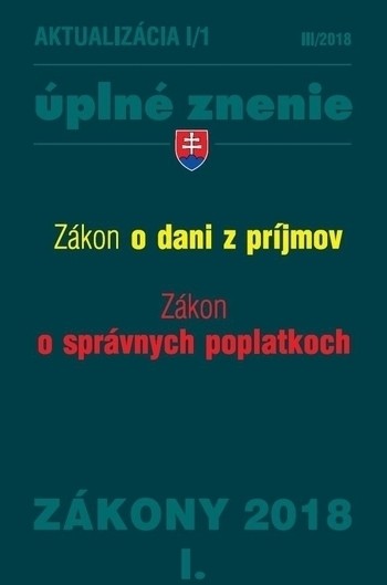 Aktualizácia I-1 2018 Aktualizácia I-1 2018