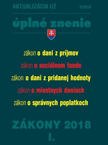 Aktualizácia I-2 2018 Aktualizácia I-2 2018