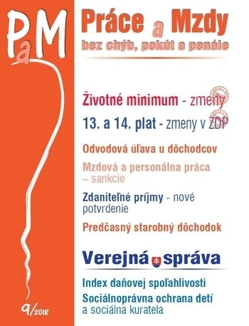 Práce a Mzdy 9-2018 Práce a Mzdy 9-2018