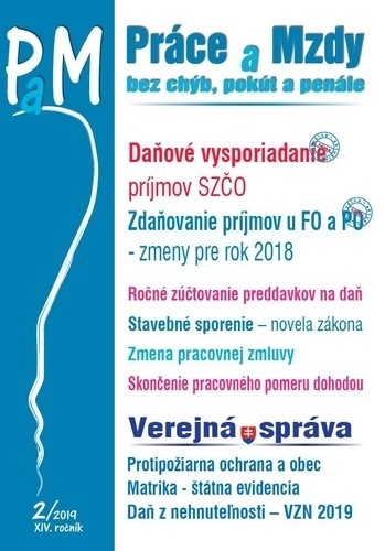 Práce a Mzdy 2-2019 Práce a Mzdy 2-2019
