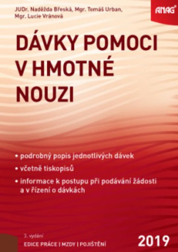 Dávky pomoci v hmotné nouzi 2019 Dávky pomoci v hmotné nouzi 2019